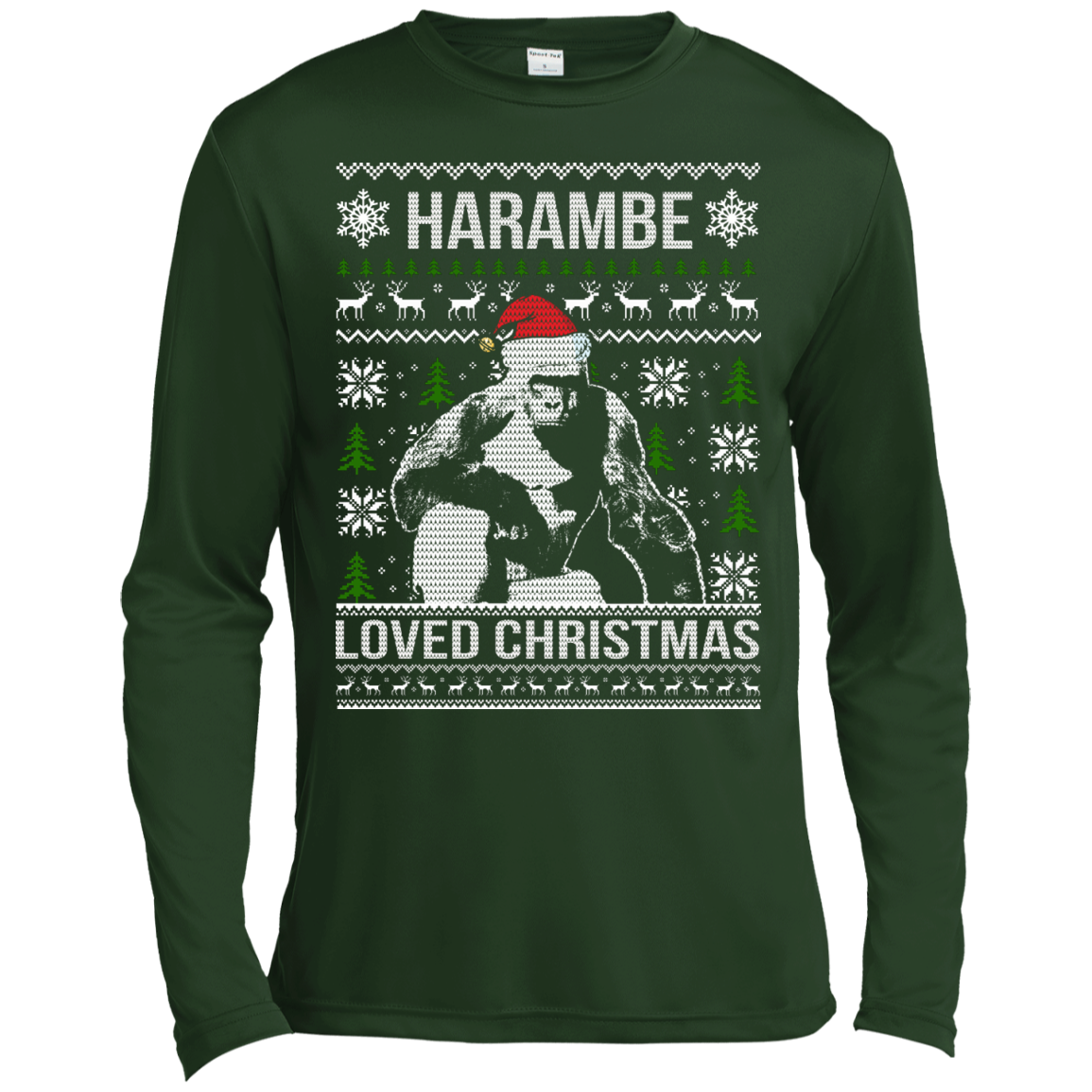 Harambe Loved Christmas Sweater, Shirt, Hoodie - TeeDragons