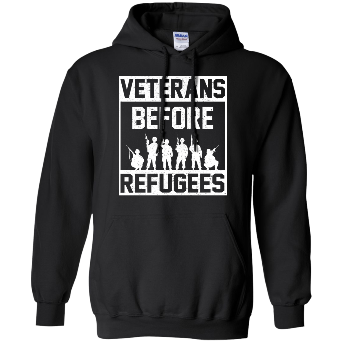 Veterans Before Refugees Shirt, Hoodie, Tank - TeeDragons