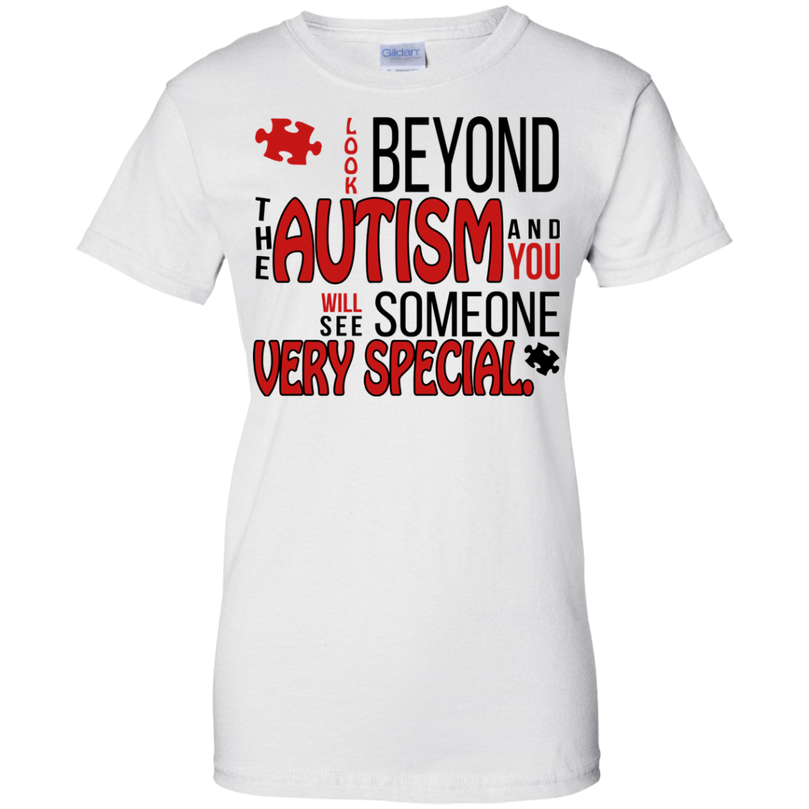 Look Beyond The Autism And You Will See Someone Very Special Shirt, Hoodie - TeeDragons
