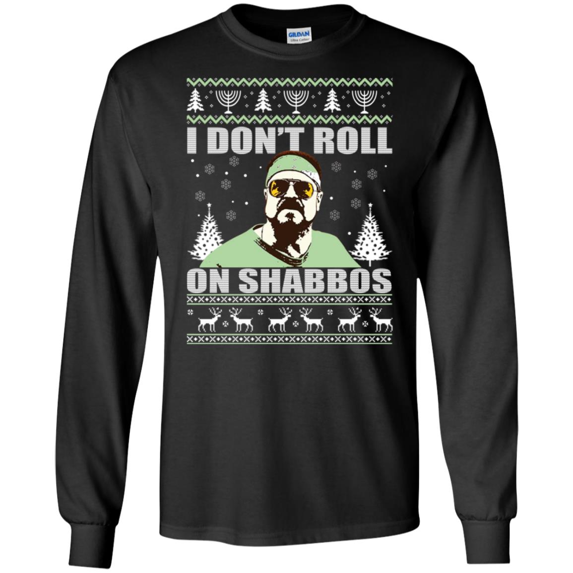 I Don't Roll On Shabbos Christmas ugly Sweater - TeeDragons