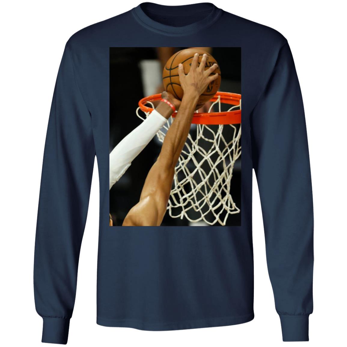 Brendan Tobin Bam Adebayo Iconic Block On Jayson Tatum Basketball Shirt