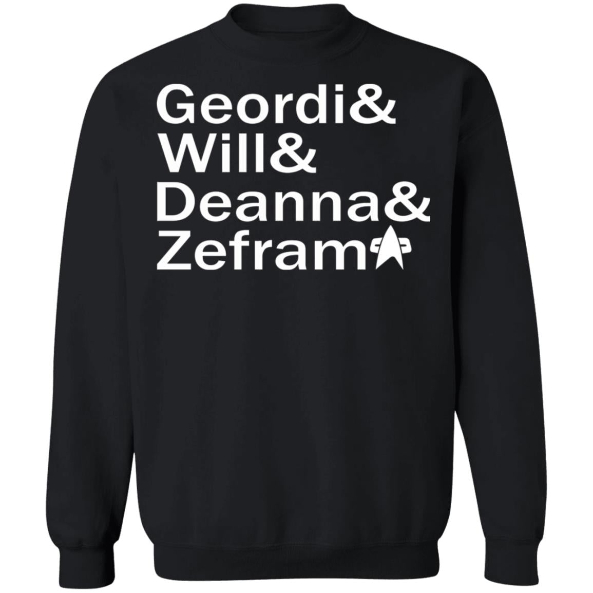 Geordi And Will And Deanna And Zefram Shirt
