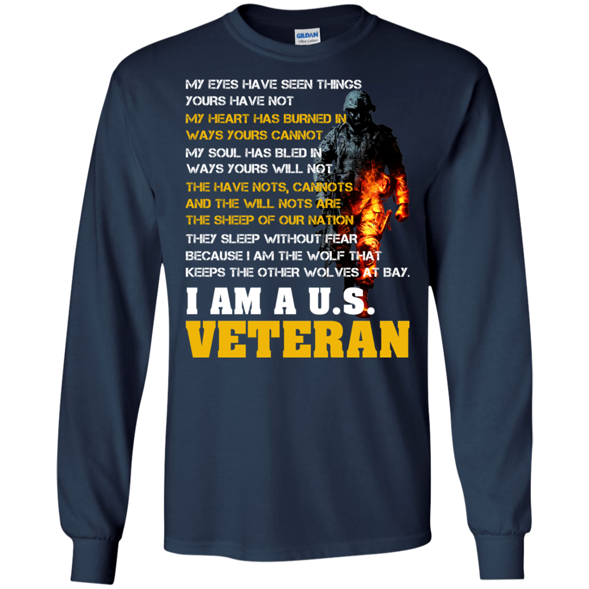 My Eyes Have Seen Things - I Am A U.S Veteran T-Shirt - TeeDragons