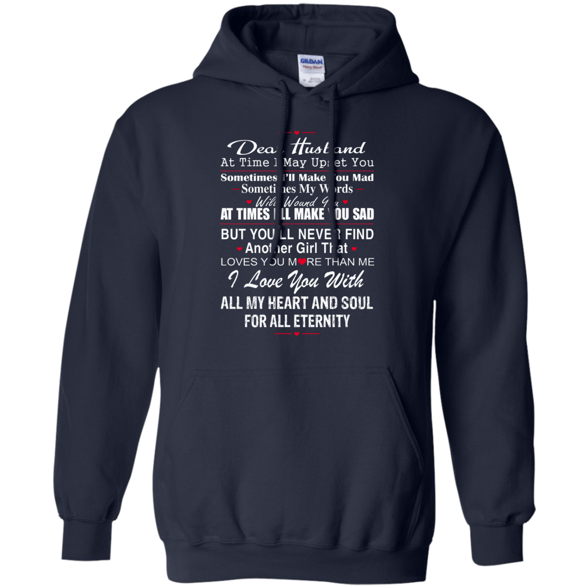 Dear Husband - Love You With All My Heart Shirt, Hoodie, Tank - TeeDragons