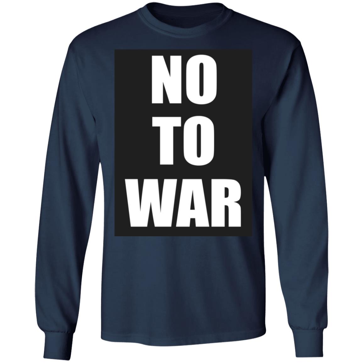 No to war shirt
