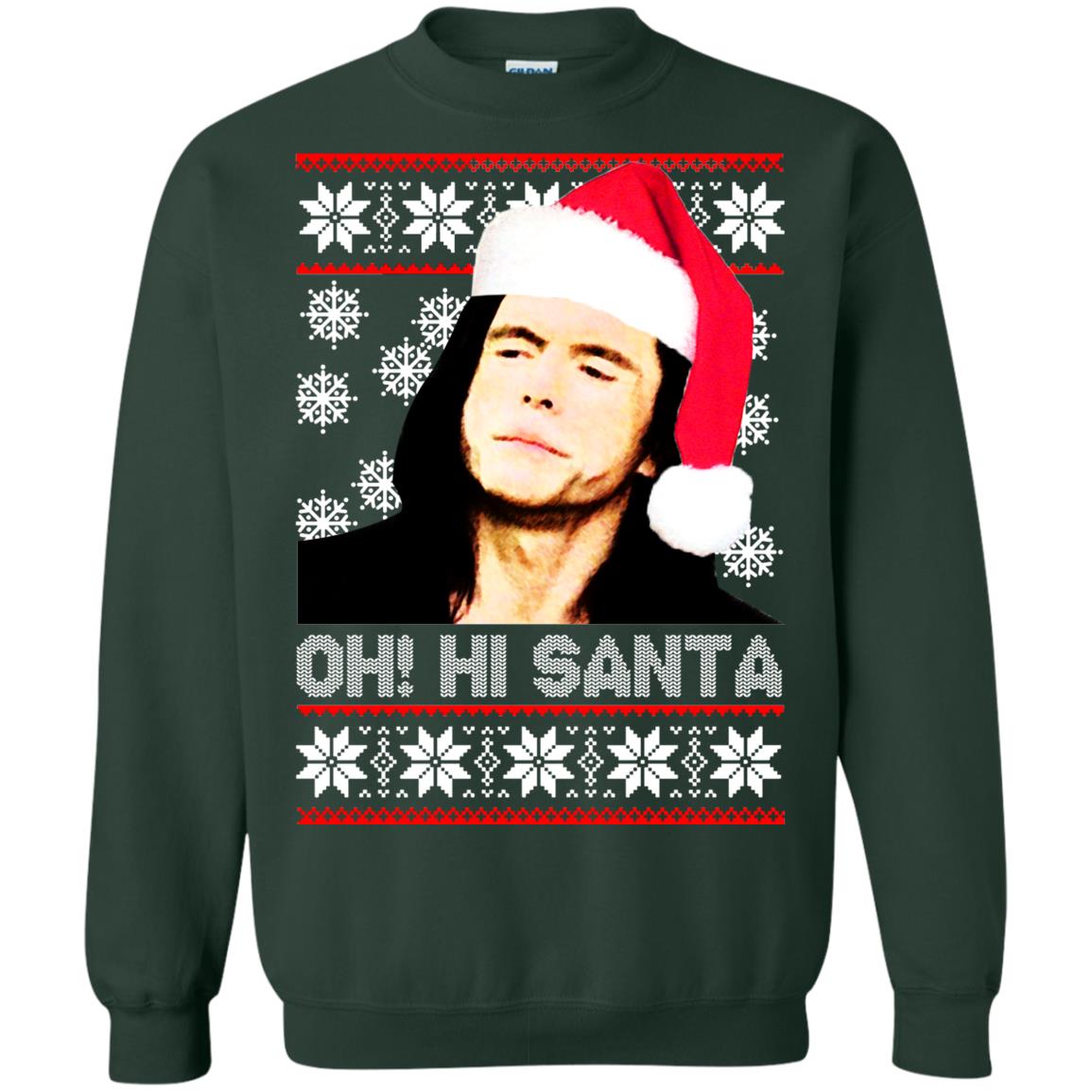The Room Oh Hi Santa Christmas Sweater - TeeDragons