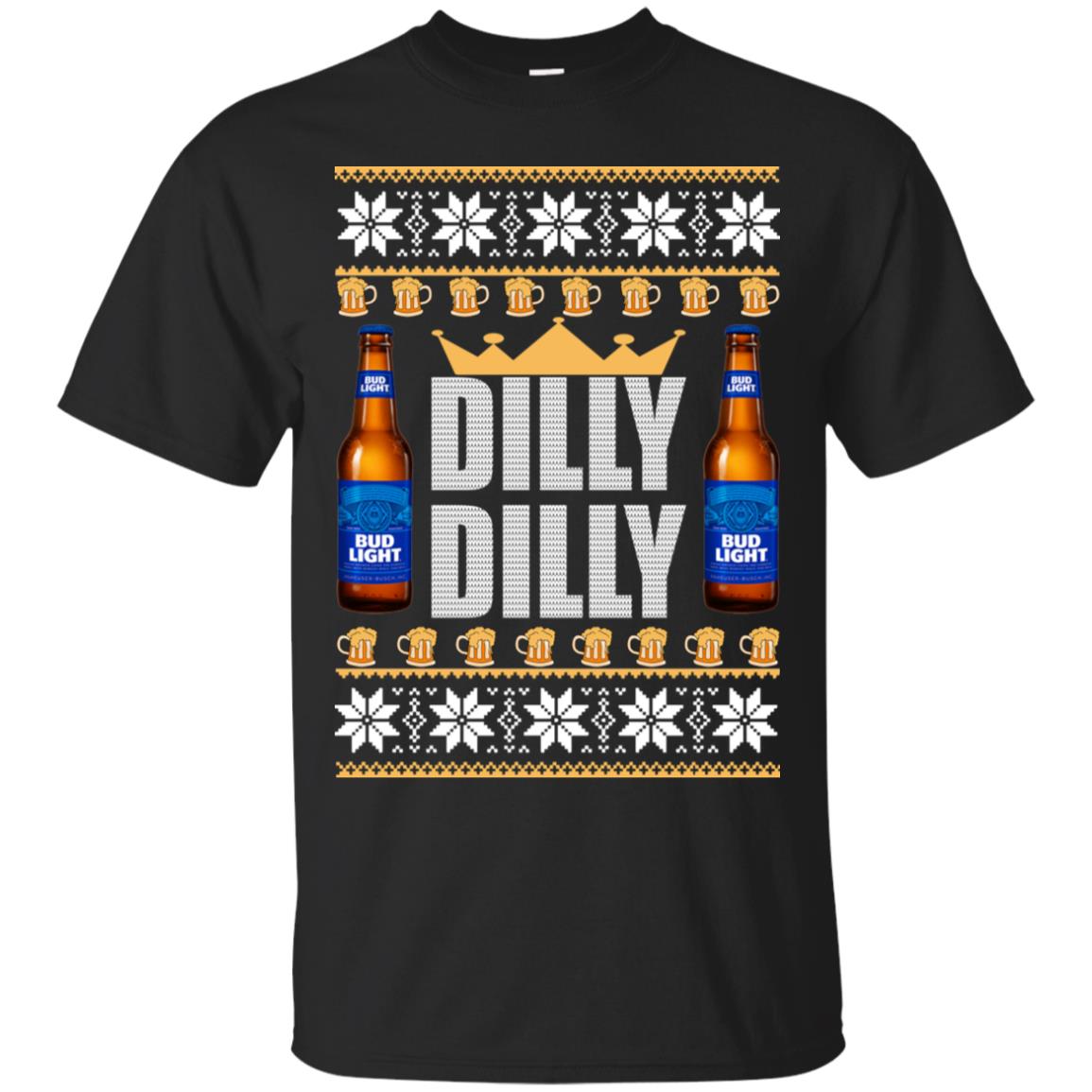 Bud Light Dilly Dilly Beer Christmas Sweater - TeeDragons