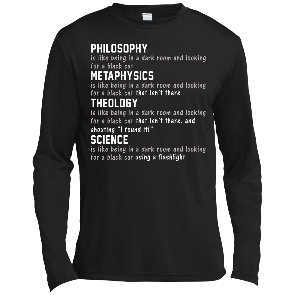 Philosophy - Metaphysics - Theology - Science Shirt, Hoodie, Tank - TeeDragons