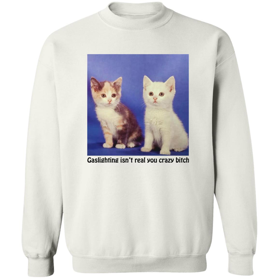 Cats – Gaslighting Isn’t Real You Crazy Bitch Shirt