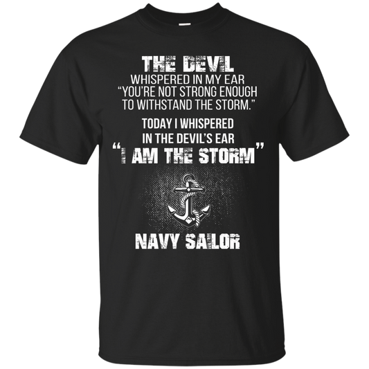 I Am The Storm - Navy Sailor Shirt, Hoodie, Tank - TeeDragons