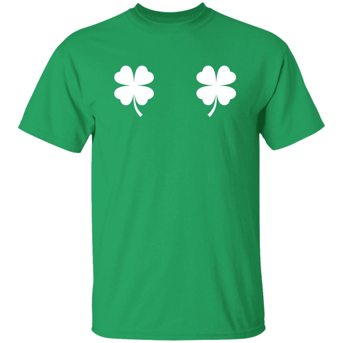 Shamrock Boob Shirt - TeeDragons