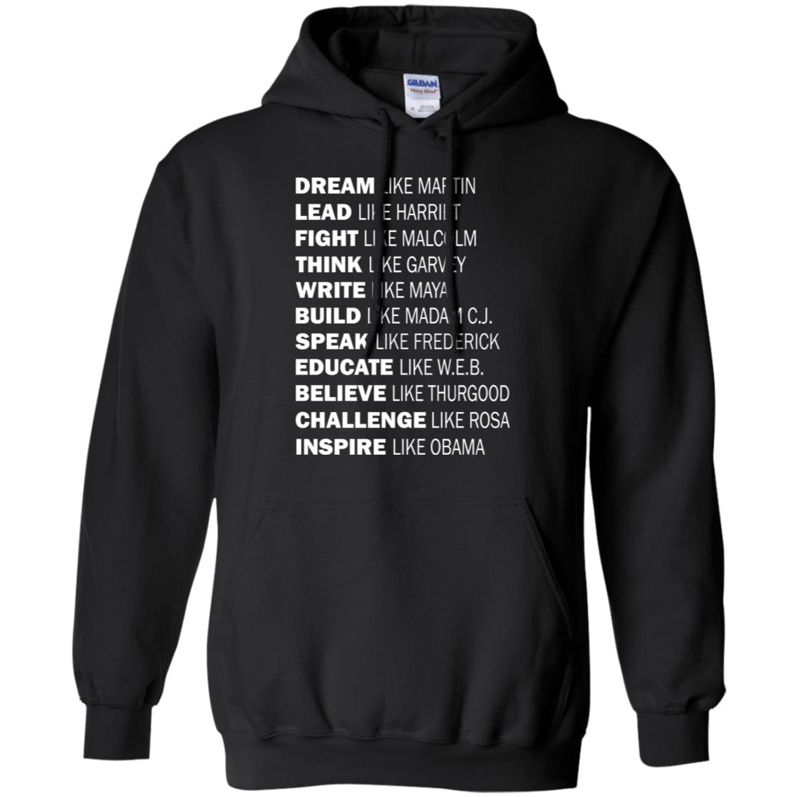 Dream Like Martin - Lead Like Harriet - Fight Like Malcolm Shirt - TeeDragons