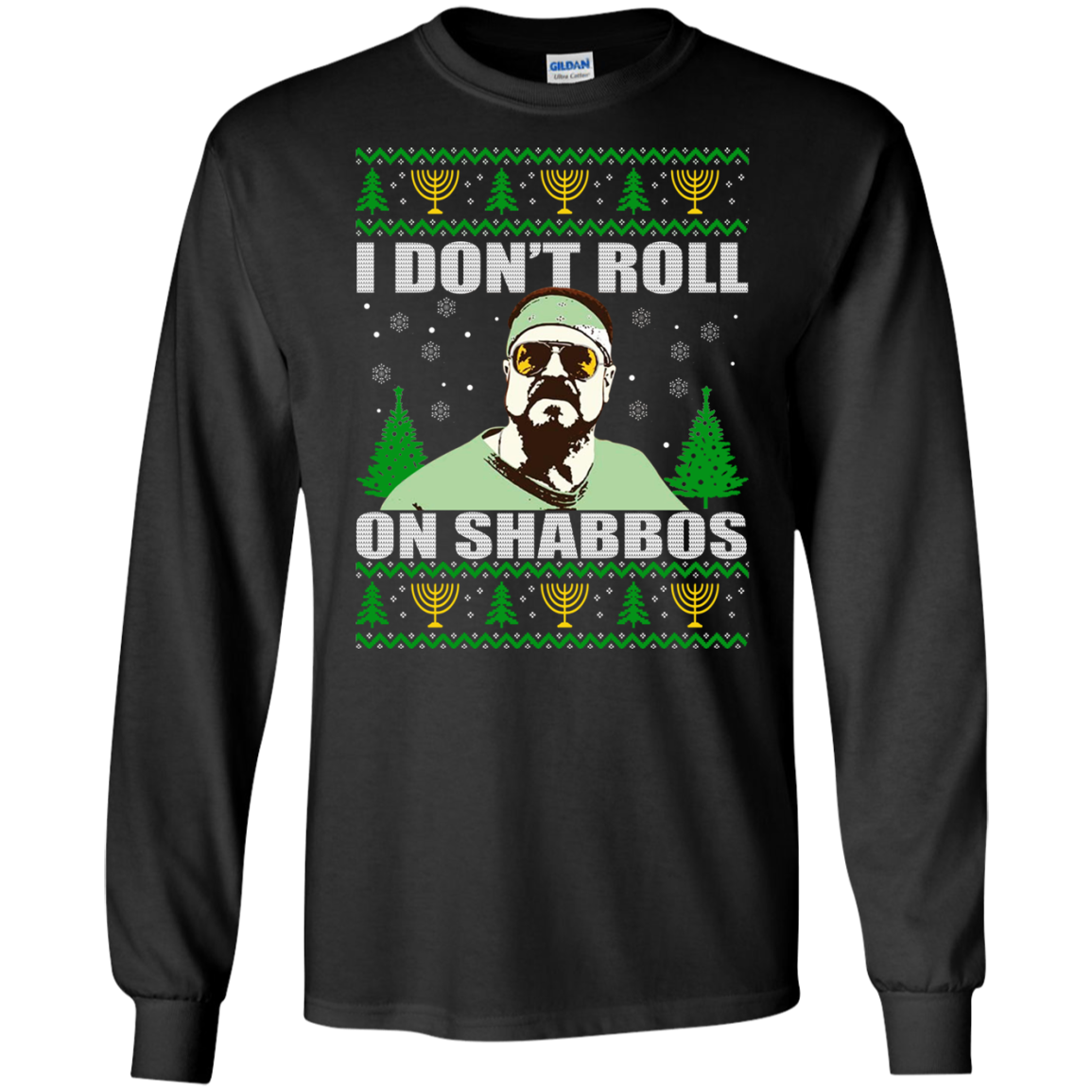 I Don’t Roll on Shabbos Ugly Christmas Sweater - TeeDragons