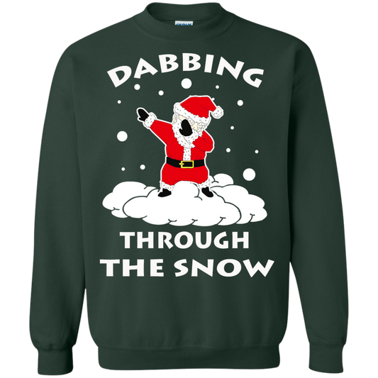 Dabbing Through The Snow Sweatshirt, T-Shirt, Hoodie - TeeDragons