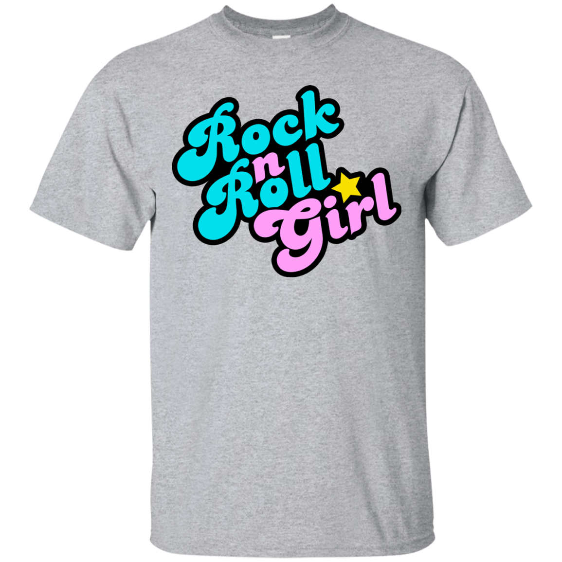Rock n Roll Girl T-Shirt, Hoodie, Tank - TeeDragons