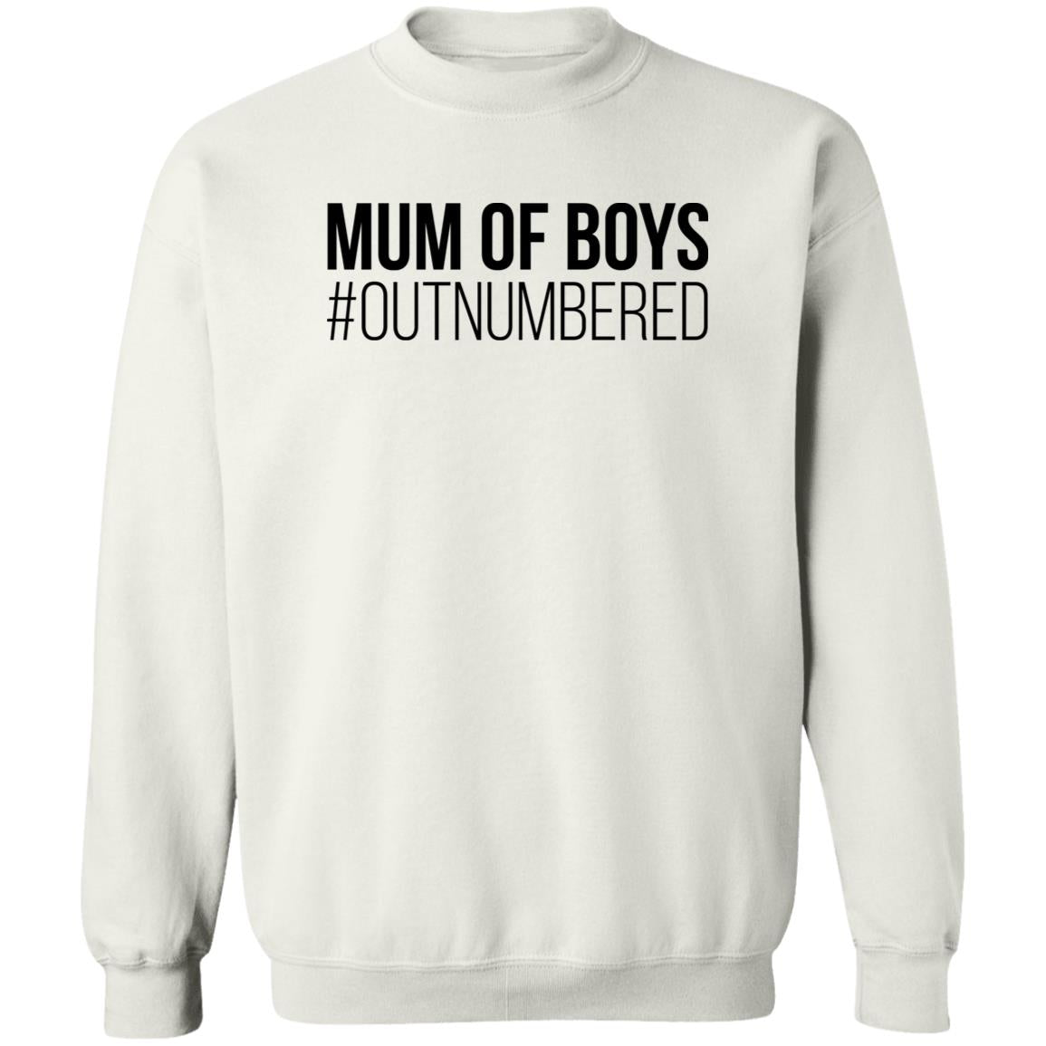 Mum Of Boys #Outnumbered Shirt