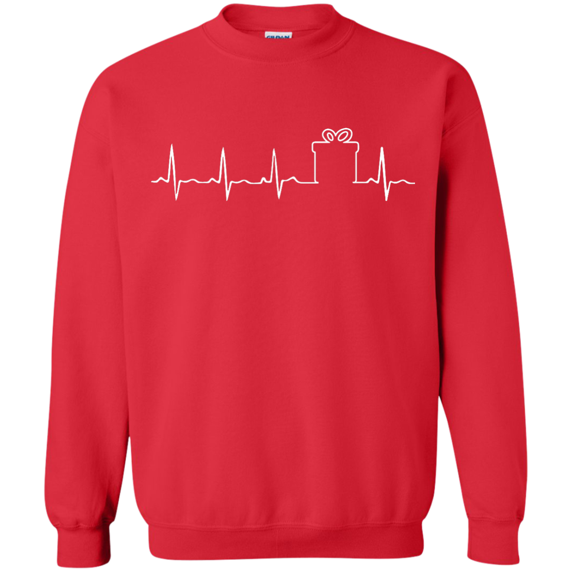 Christmas Gift Box HeartBeat T-shirt, Hoodie, Tank - TeeDragons