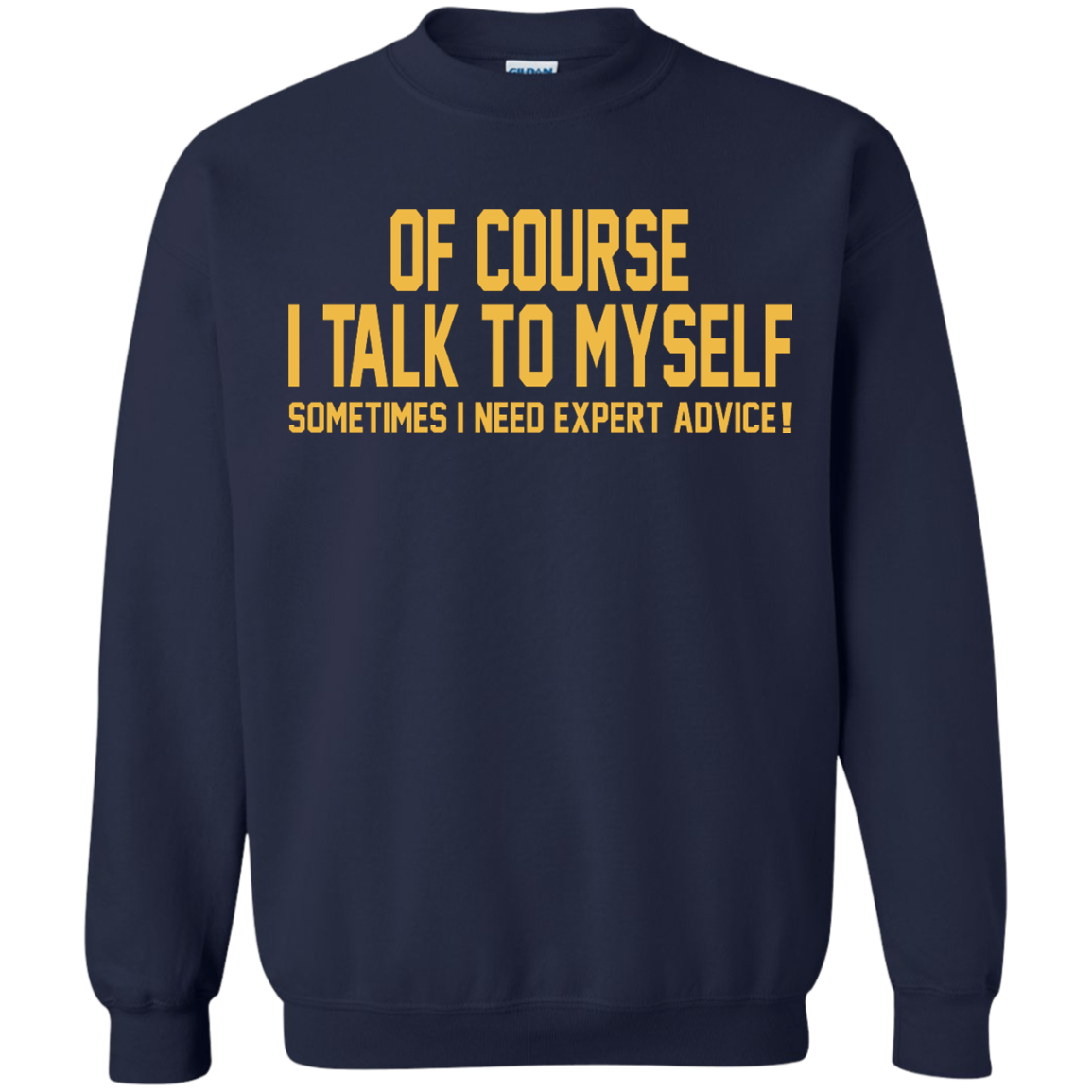 Of Course I Talk To Myself Sometimes I Need Expert Advice T-Shirt - TeeDragons