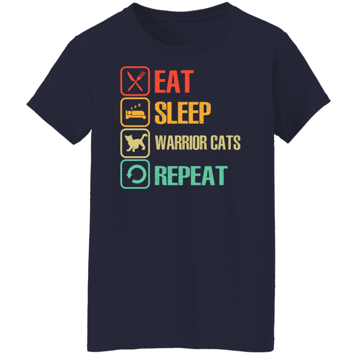 Eat - Sleep - Warrior Cats - Repeat Shirt