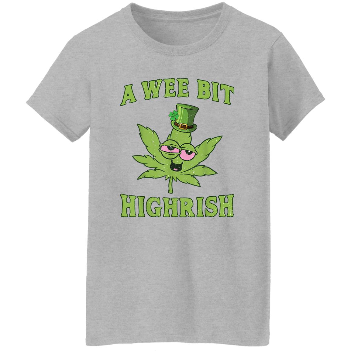 St Patricks Day A Wee Bit Highrish Shirt