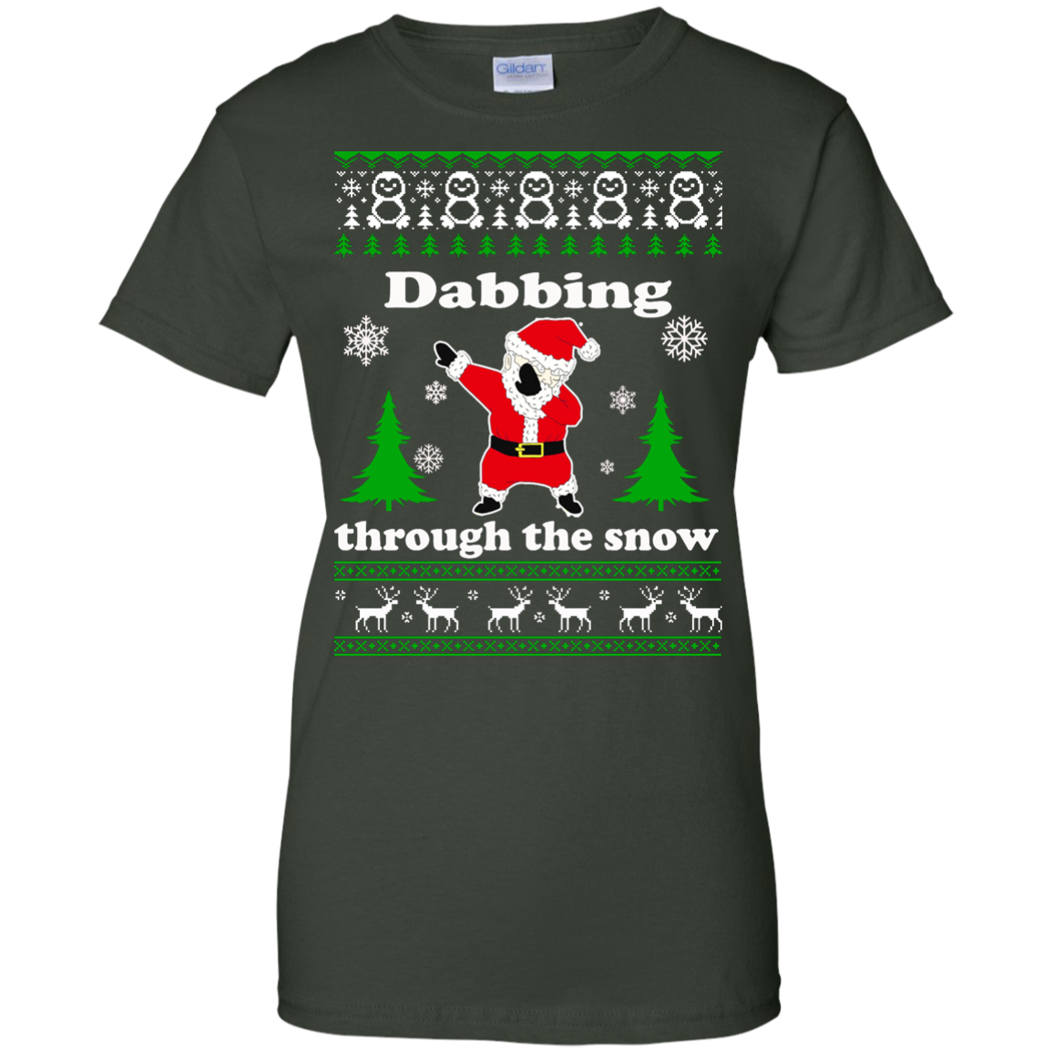 Dabbing through the snow 2025 christmas sweater