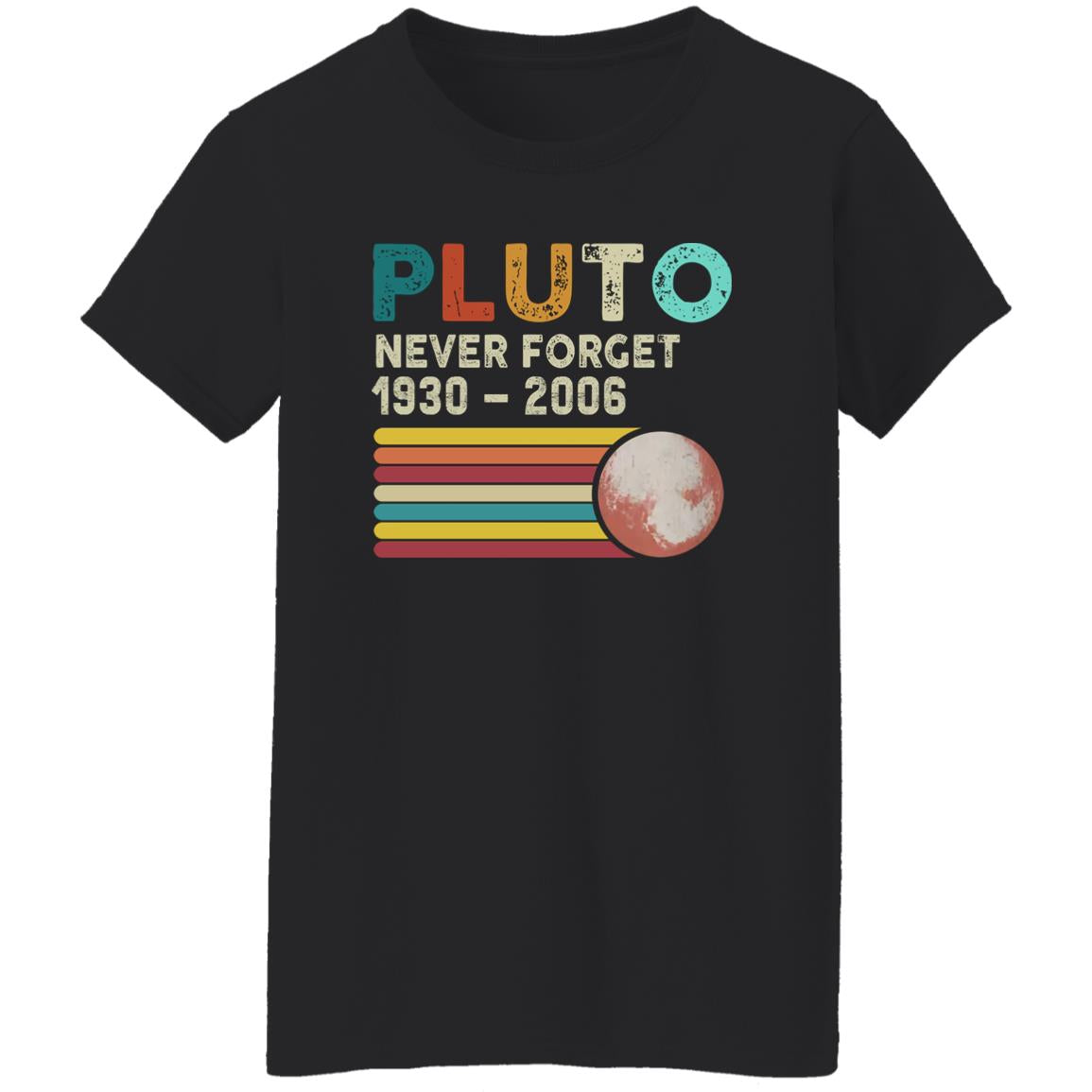 Pluto Never Forget 1930 2006 Shirt
