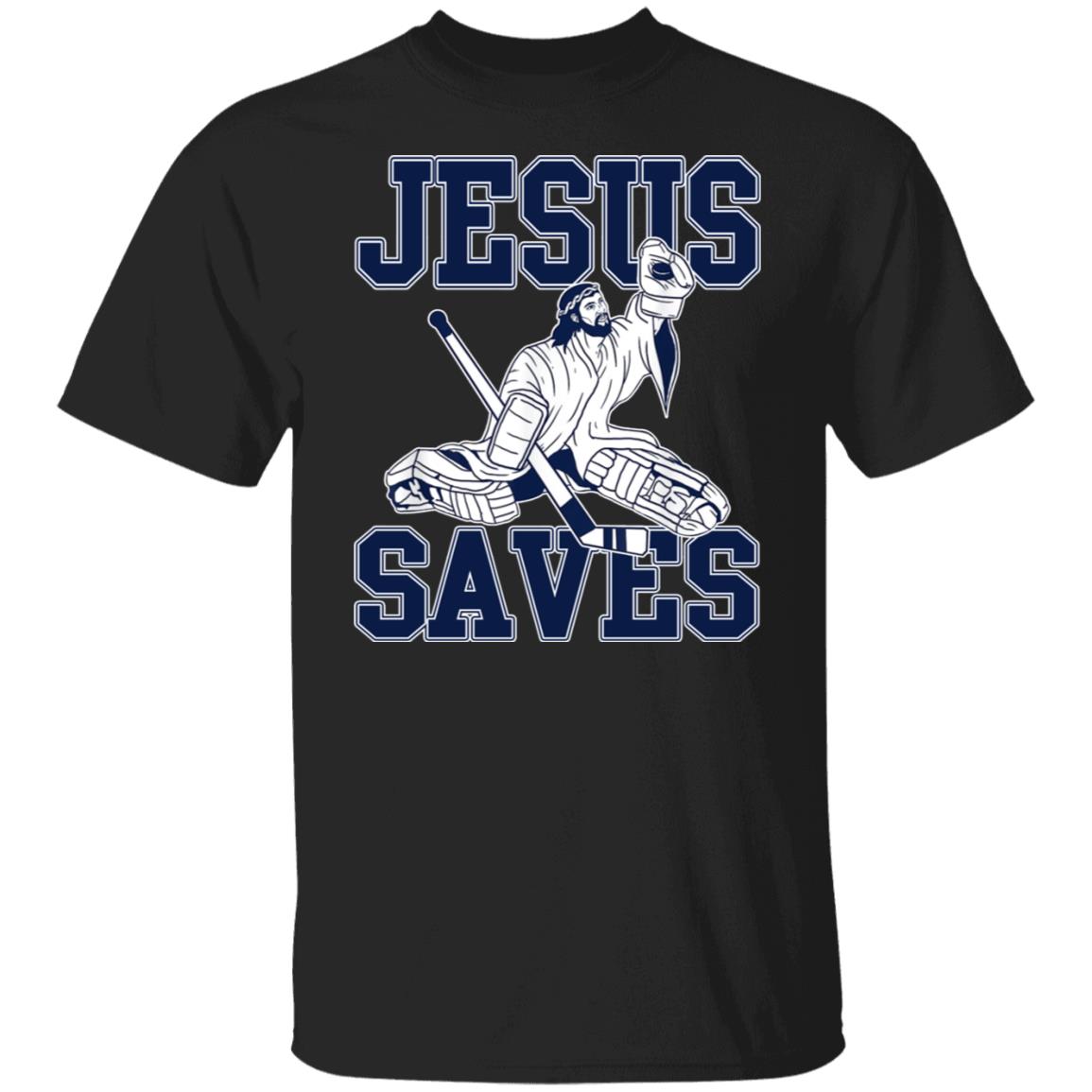 Jesus Saves Hockey Shirt