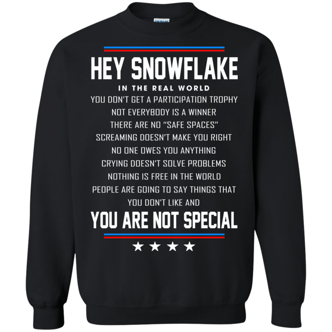 Hey Snowflake - You Are Not Special Shirt, Hoodie, Tank - TeeDragons