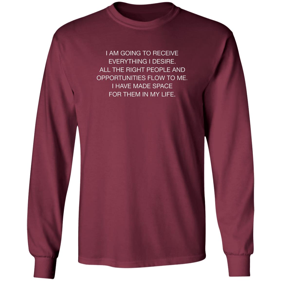 I Am Going To Receive Everything I Desire Hoodie