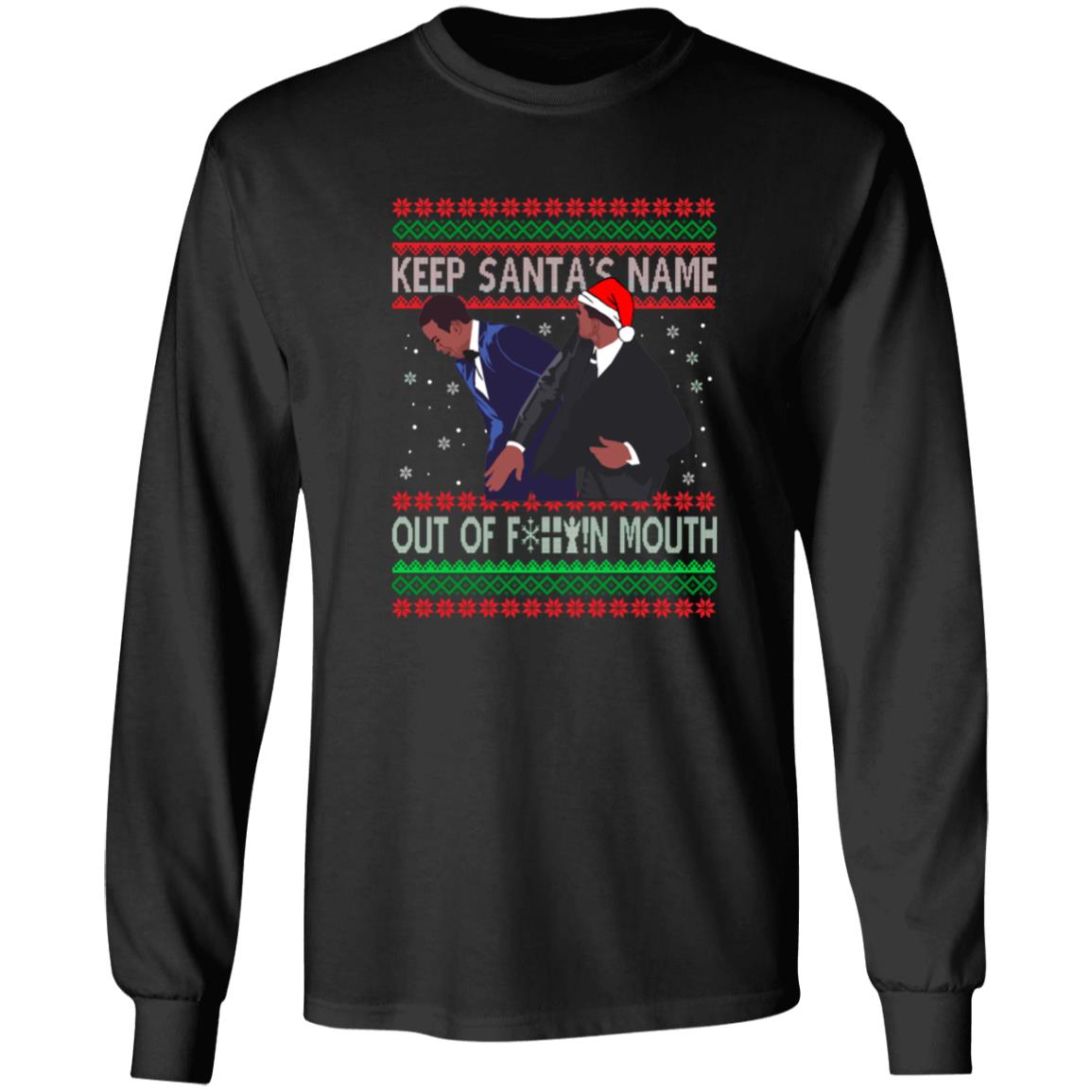 Keep Santa’s Name Out Of F-ck Mouth Christmas Sweater