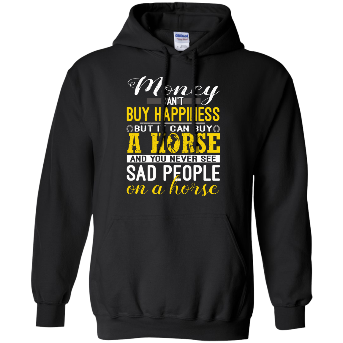 Money Can't Buy Happiness But It Can Buy A Horse Shirt, Hoodie, Tank - TeeDragons