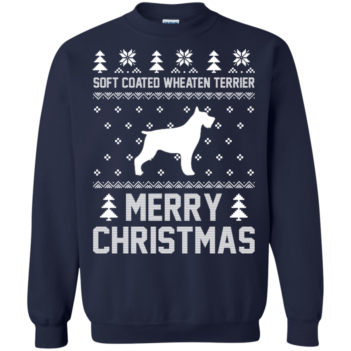 Soft Coated Wheaten Terrier Merry Christmas Sweater - TeeDragons