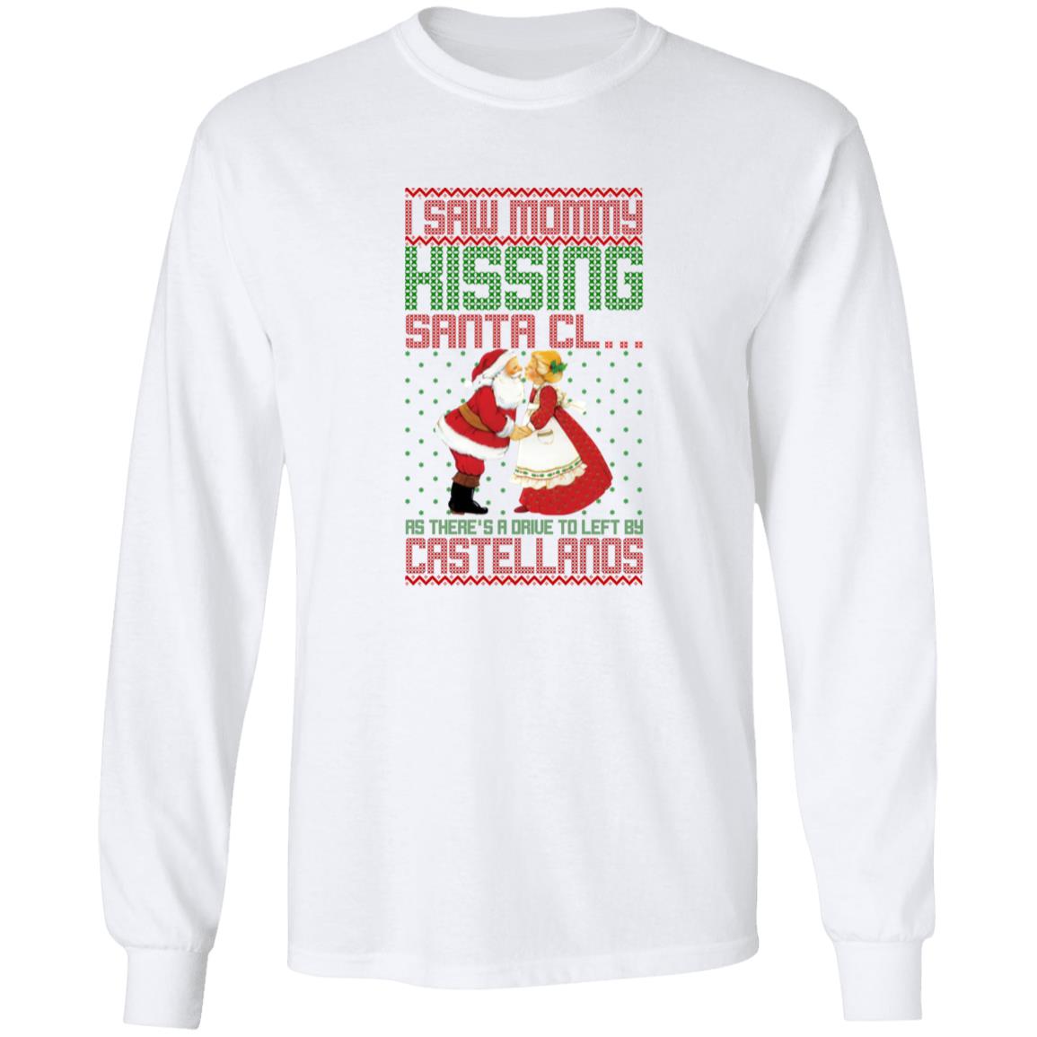 I Saw Mommy Kissing Santa Claus Christmas Sweater