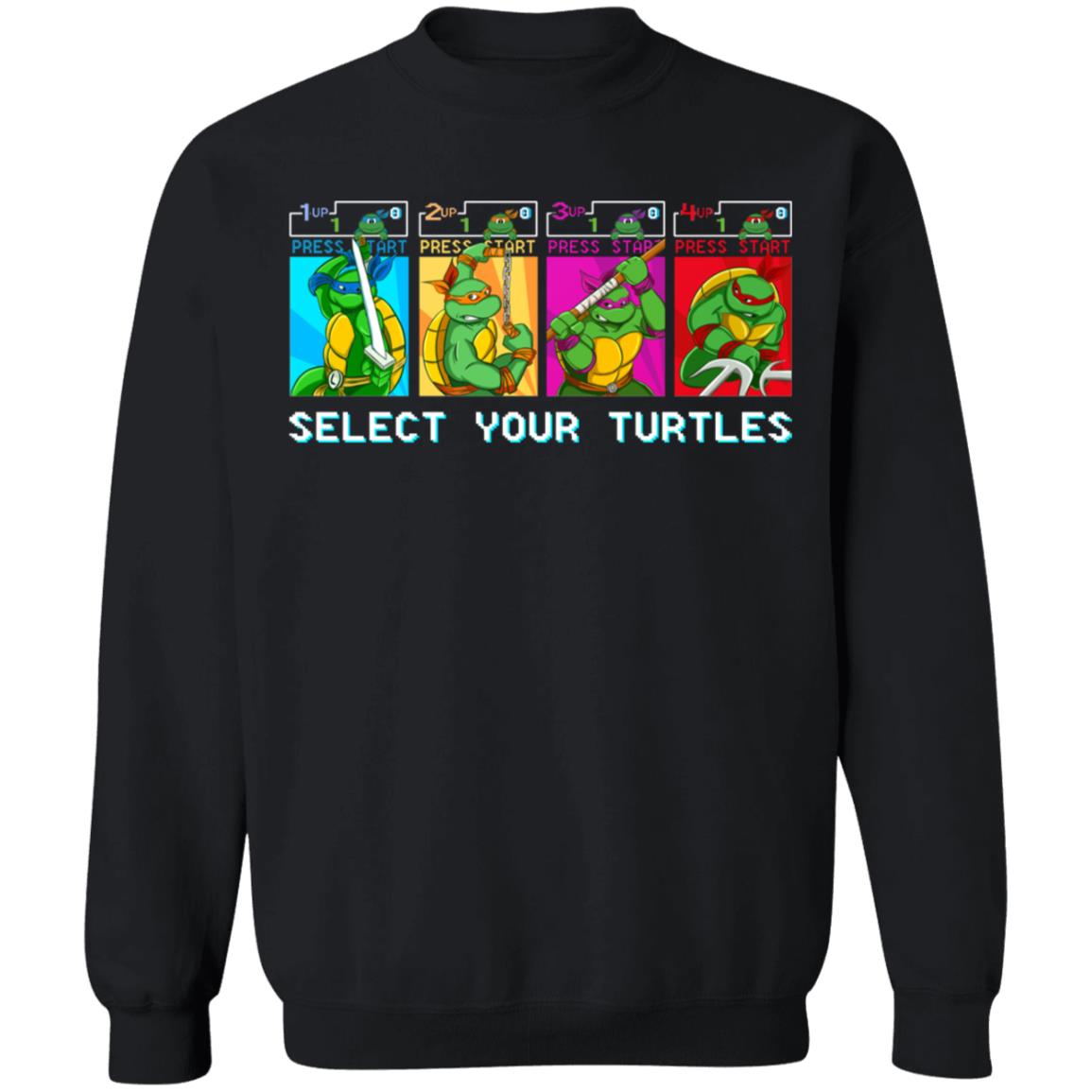 Press start select your turtles shirt