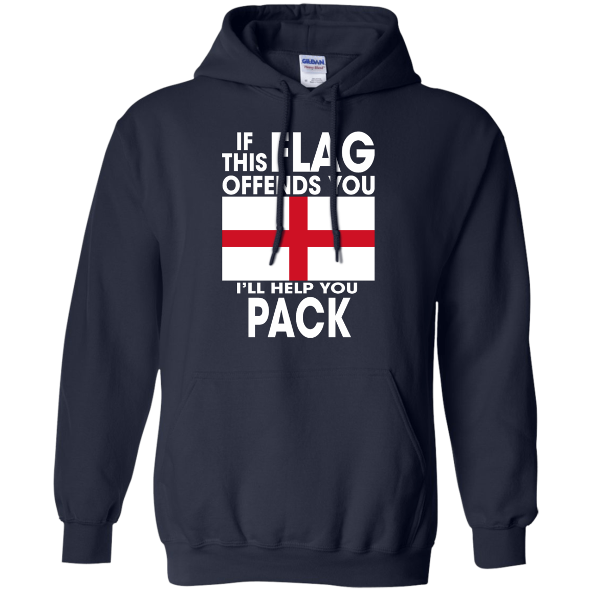 If This Flag Offends You - I'll Help You Pack T-Shirt - TeeDragons