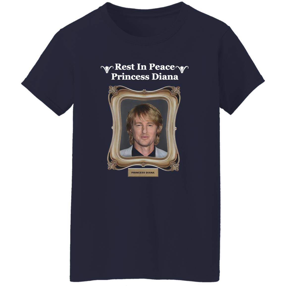 Rest In Peace Princess Diana Owen Wilson Shirt
