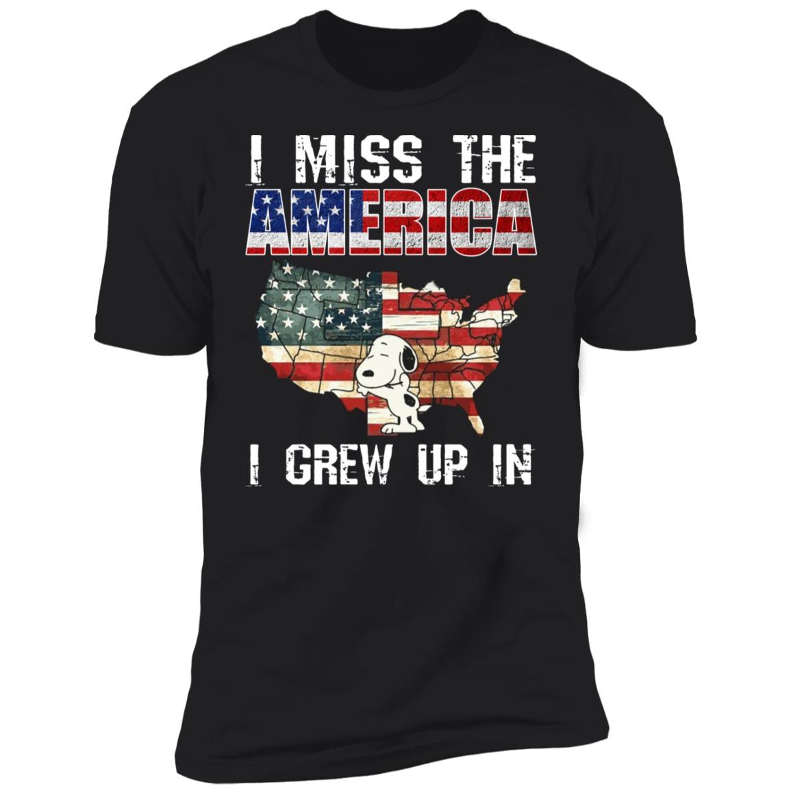 Snoopy I Miss The America I Grew Up In Shirt