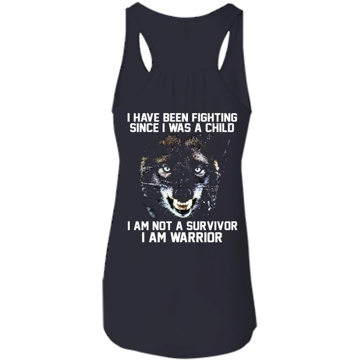 I Am Not A Survivor - I Am Warrior Shirt - Back Design - TeeDragons
