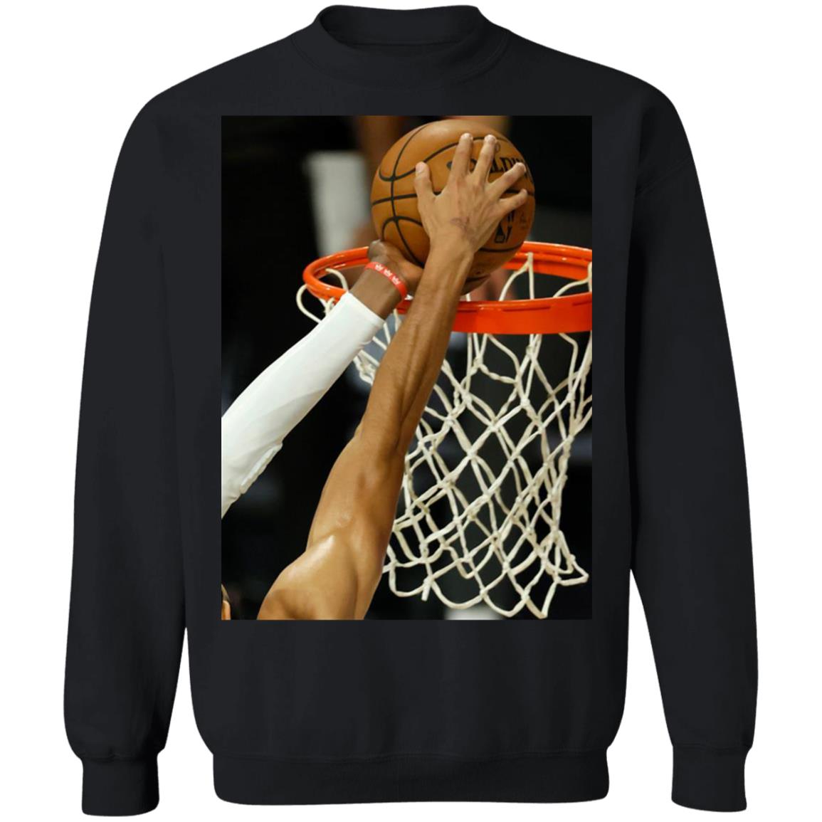 Brendan Tobin Bam Adebayo Iconic Block On Jayson Tatum Basketball Shirt