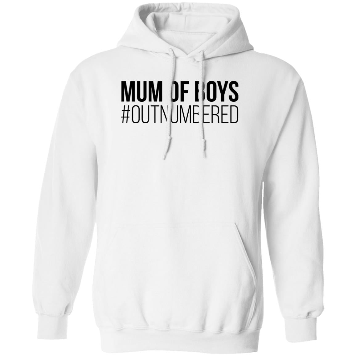 Mum Of Boys #Outnumbered Shirt