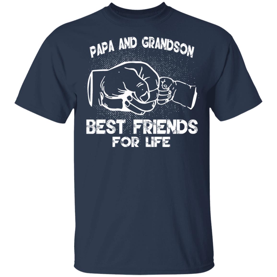 Papa And Grandson - Best Friends For Life Shirt (Youth Size)
