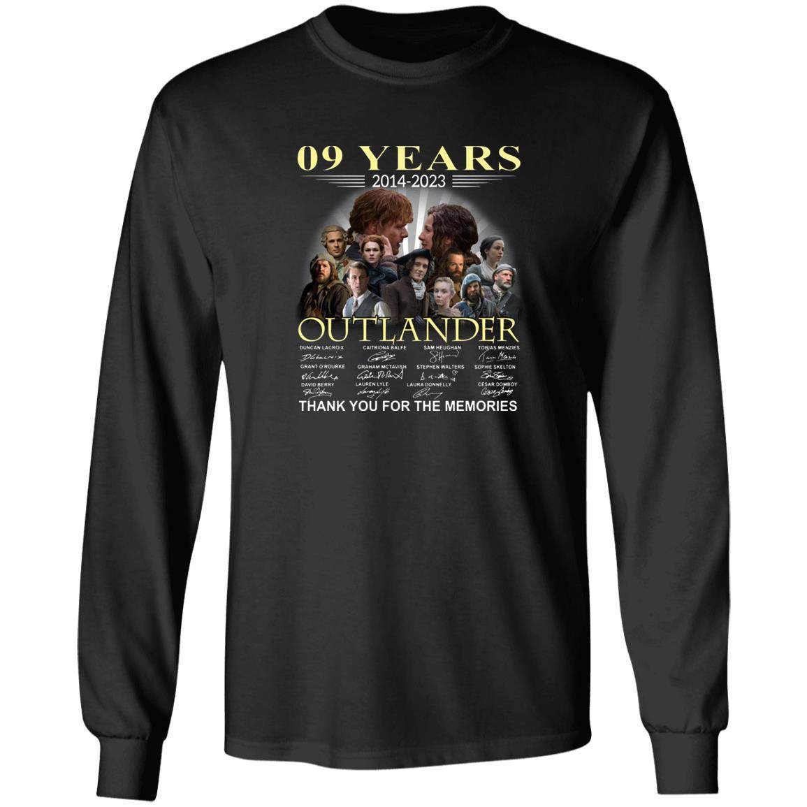 09 Years 2021-2023 Outlander Thank You For The Memories Shirt