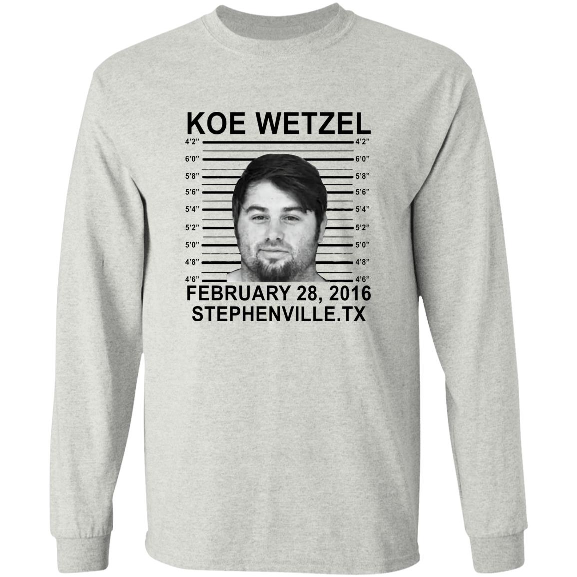 Koe Wetzel Mugshot Shirt