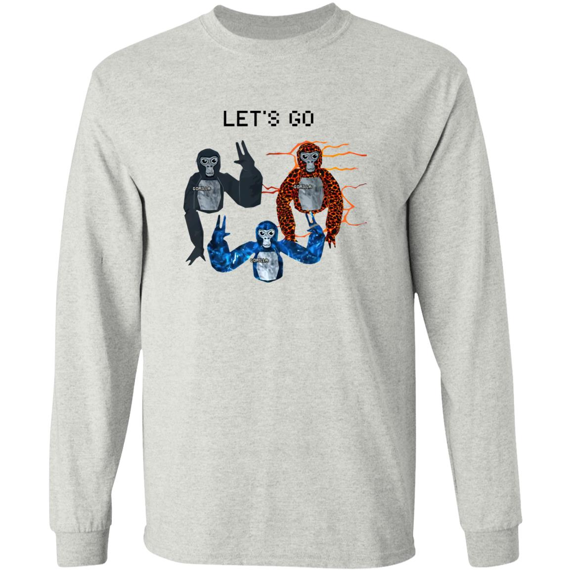 Gorilla Tag Monke Vr Gamer Let’s Go Shirt