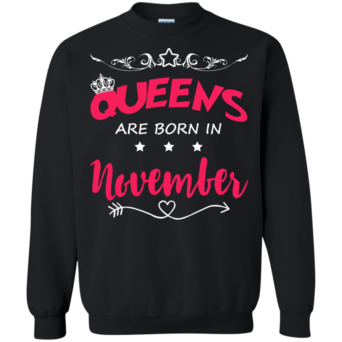 Queens Are Born In November Shirt, Hoodie, Tank - TeeDragons