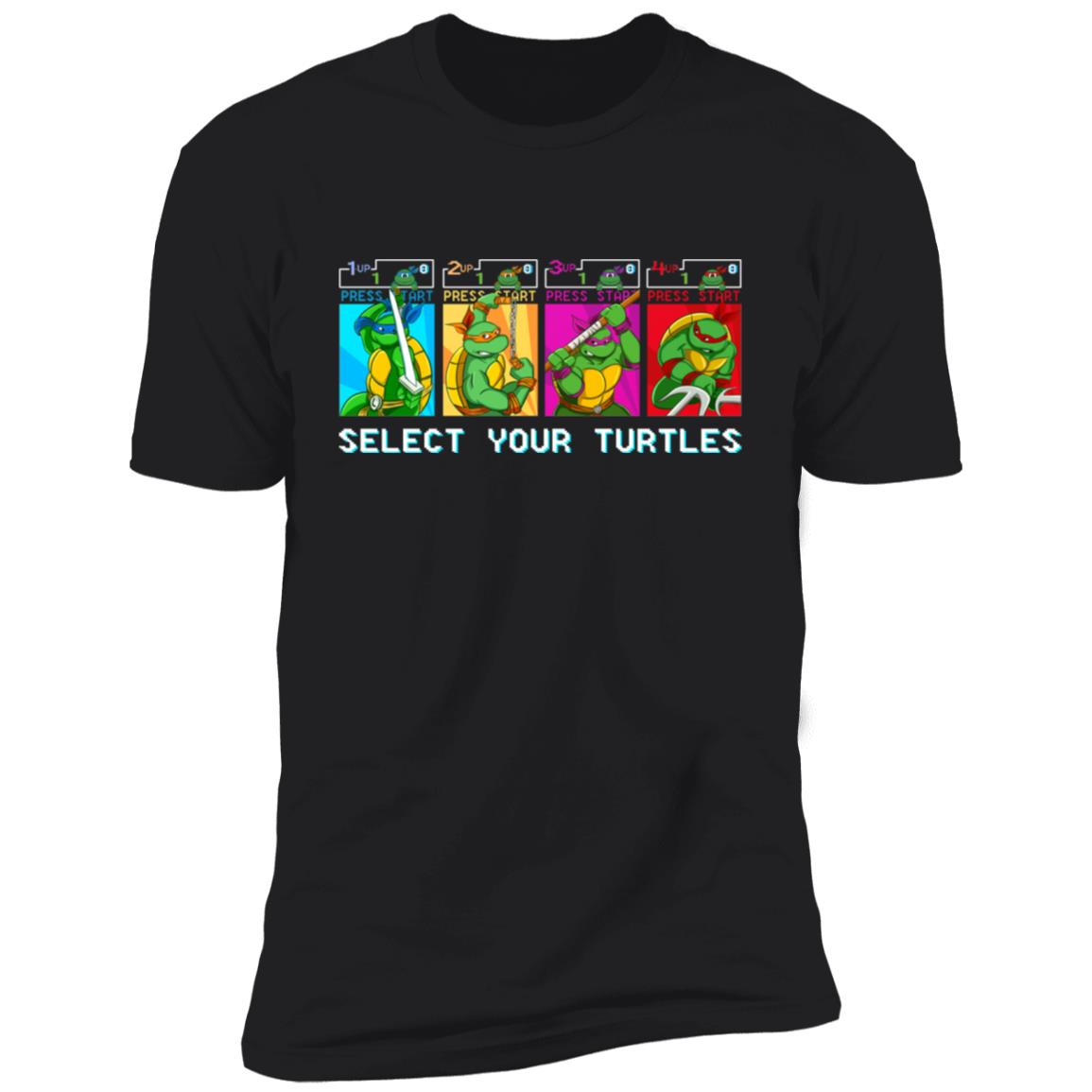 Press start select your turtles shirt