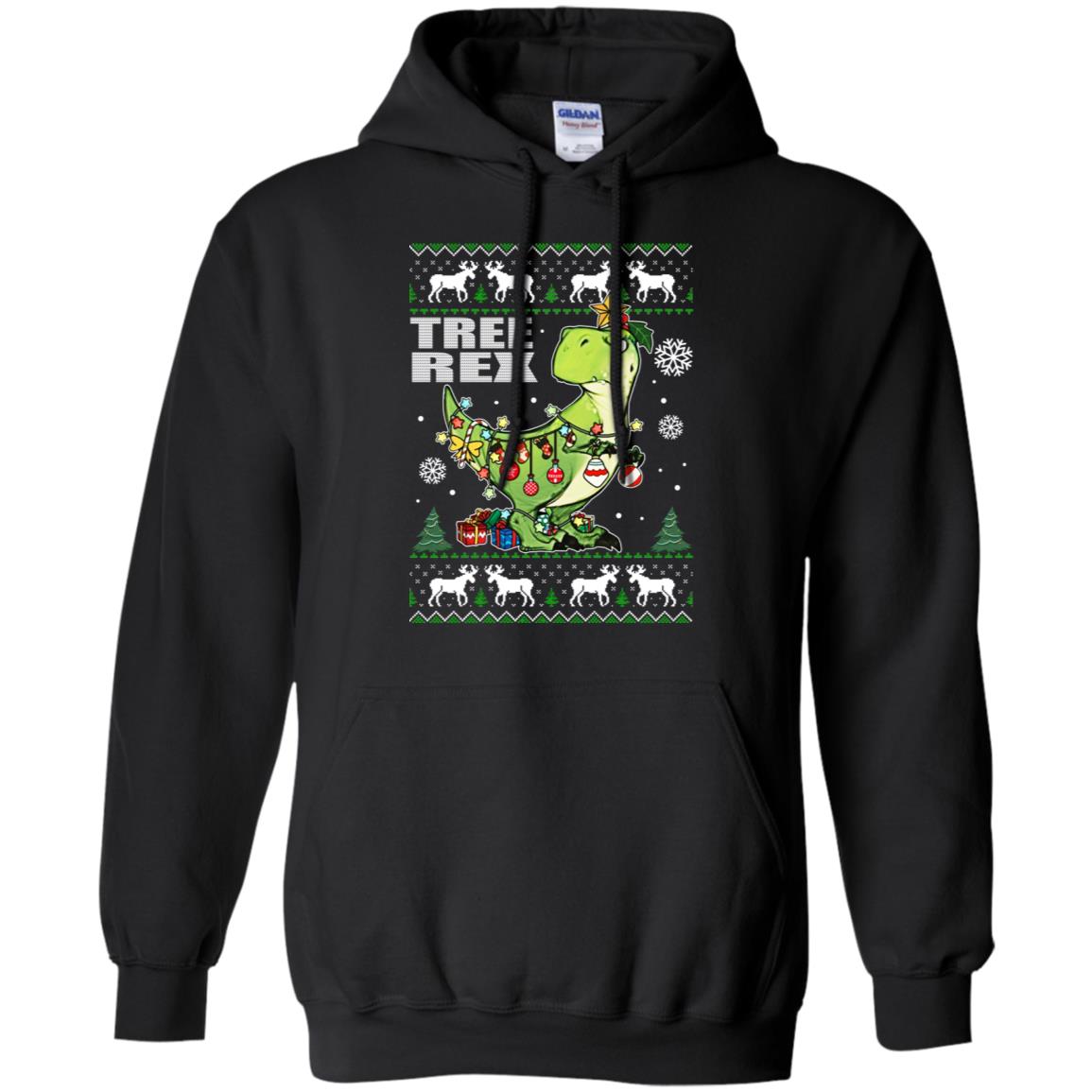 Tree Rex Ugly Christmas Sweater - TeeDragons