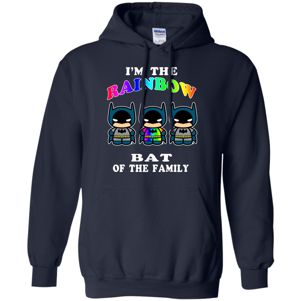 I'm The Rainbow Bat Of The Family T-Shirt, Hoodie, Tank and Long Sleeve - TeeDragons