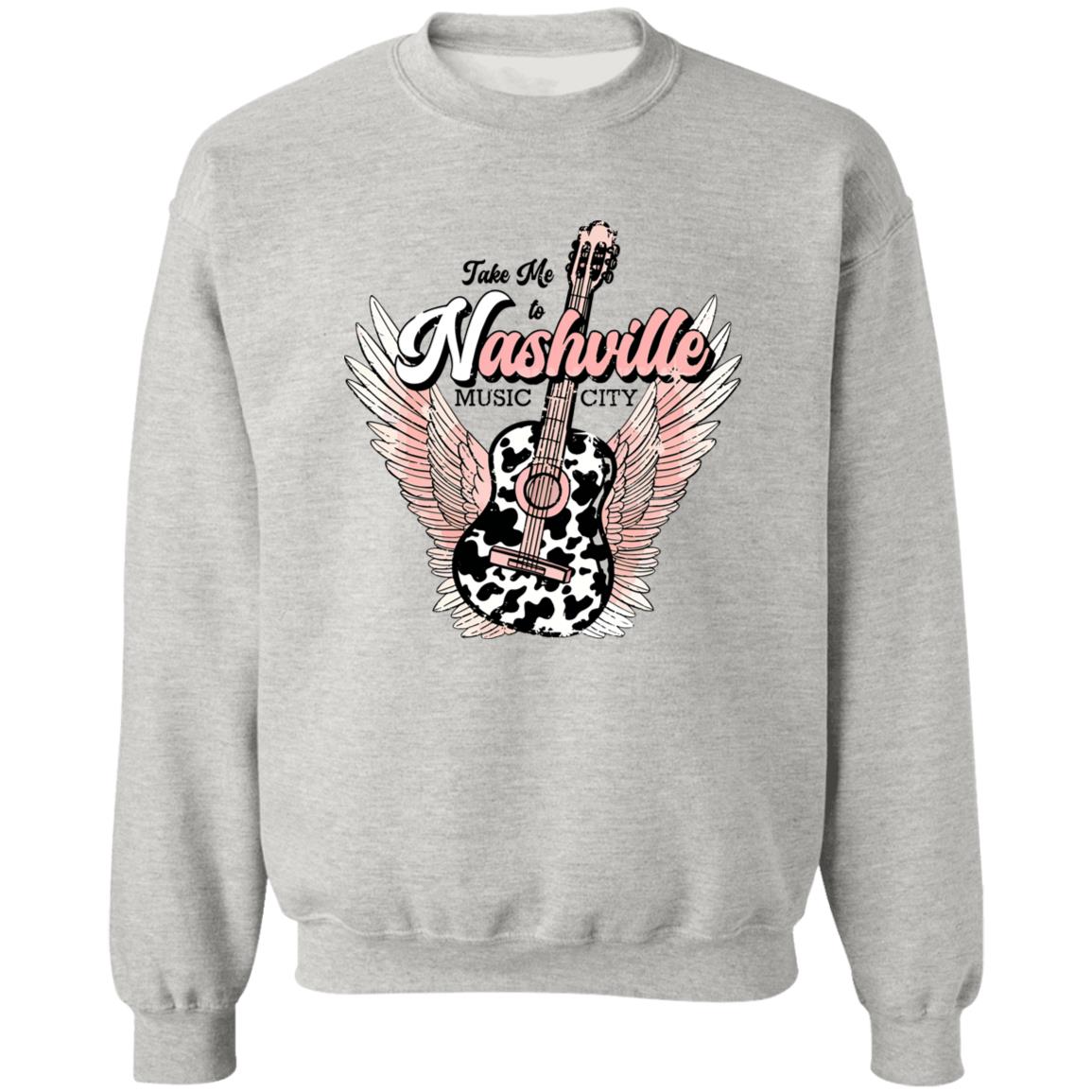 Take Me To Nashville Music City Guitar Shirt