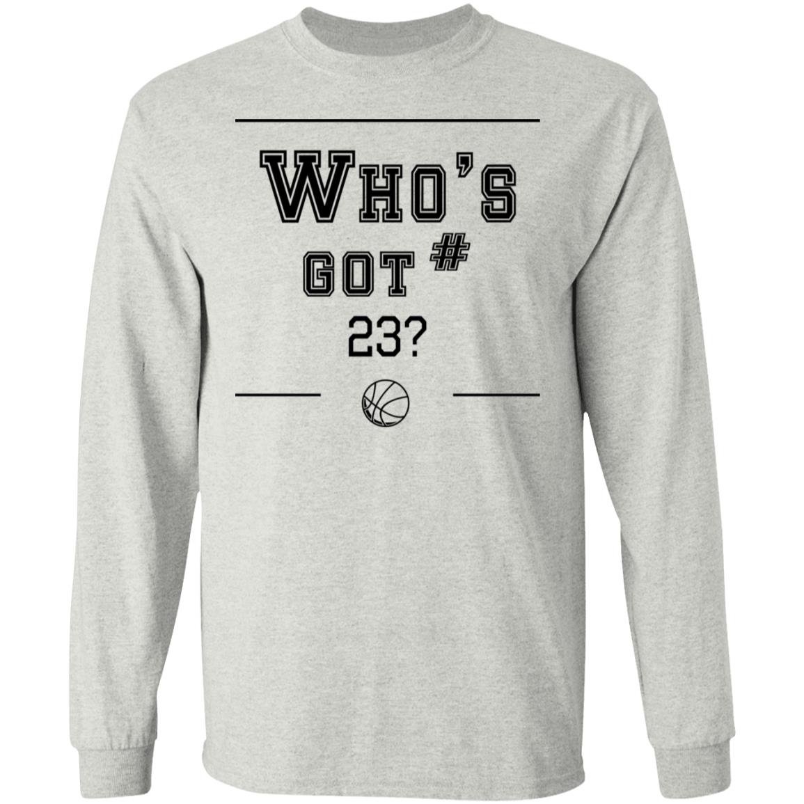 Who’s got 23 shirt